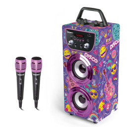 KARAOKE SPEAKER TOP SINGER - 2 MICROPHONES